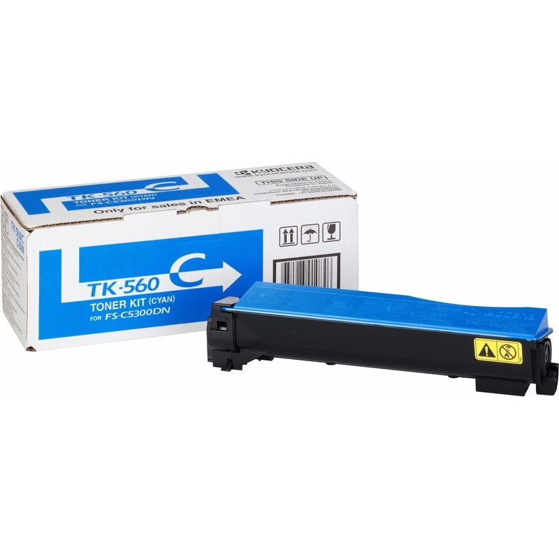 Kyocera TK kit toner Cyan d'origine pour ECOSYS P6030cdn P6030cdnKL3 FS C5300DN C5300DNKL3 C5350DN C5350DNKL3