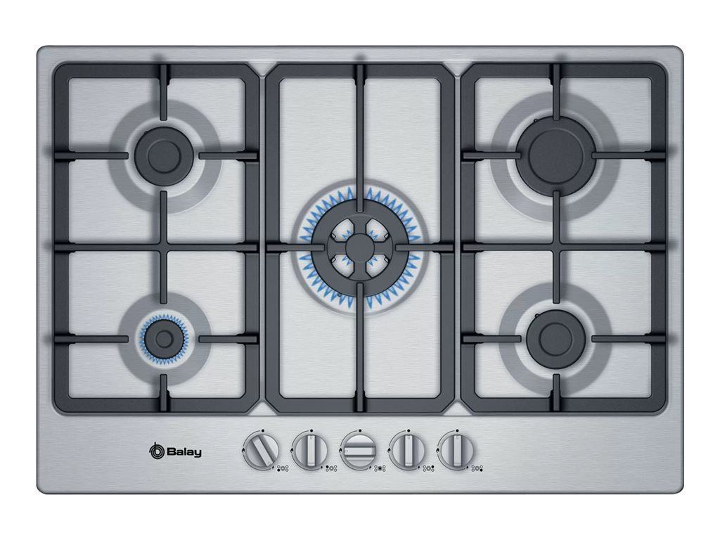 Balay 3ETX576HB Table de cuisson au gaz Acier 5 foyers