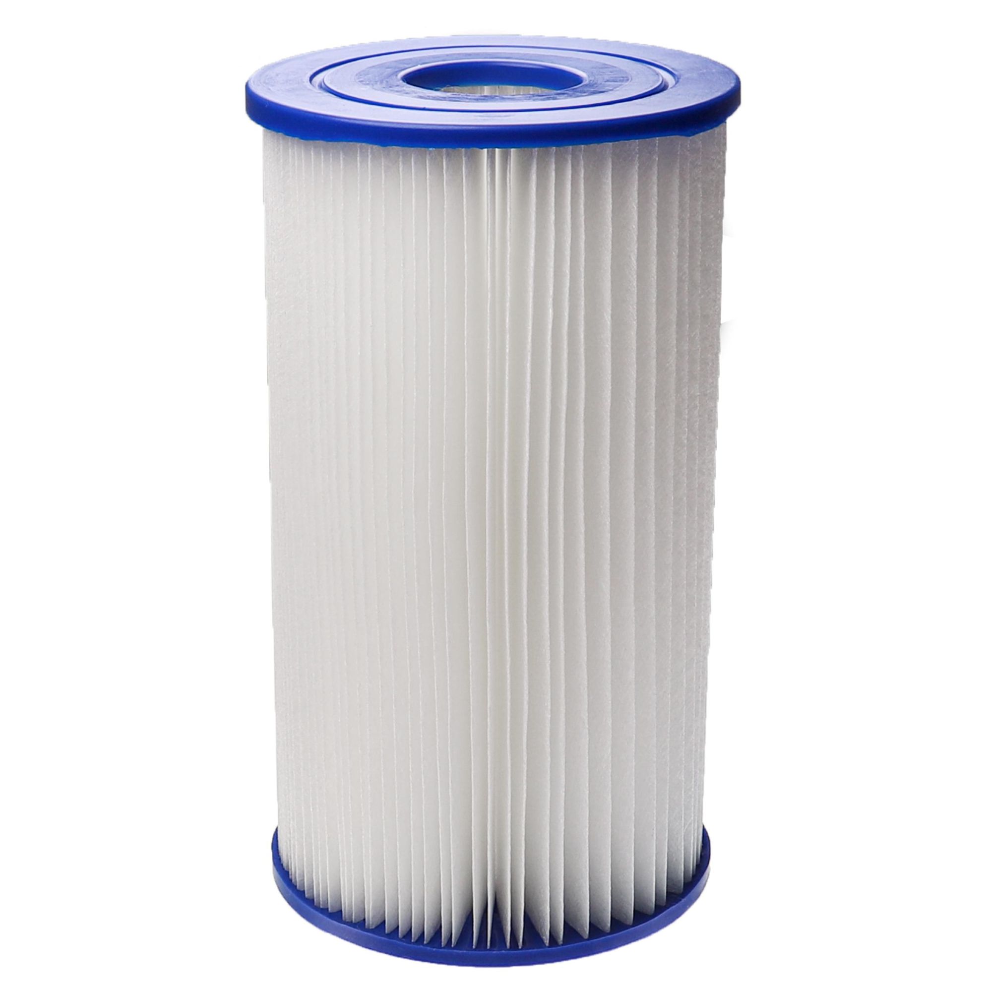 vhbw Cartouche filtrante compatible avec Intex B1 piscine pompe de filtration - Filtre à eau, blanc / bleu