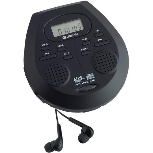 Denver Dmp-395b Lecteur Cd Portable Noir