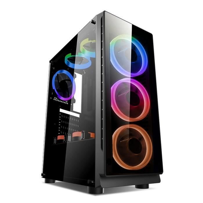 VIST PC Gaming AMD Ryzen 5 3600 RAM Nvidia GeForce RTX 3050 SSD Windows 10 Pro - vue 2