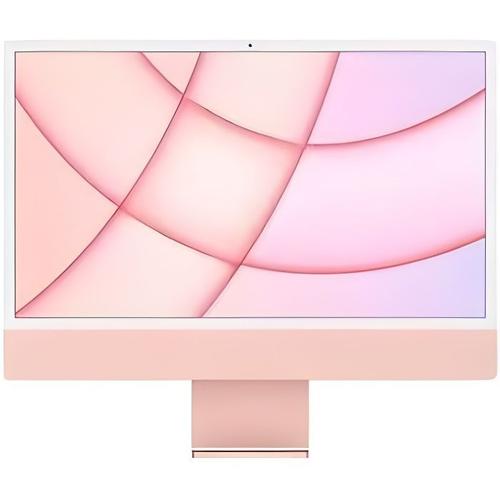 Apple iMac 24" 2021 M1 3,2 Ghz 8 Go 256 Go Gpu 7 C?Urs Rose - Reconditionné - Très Bon État