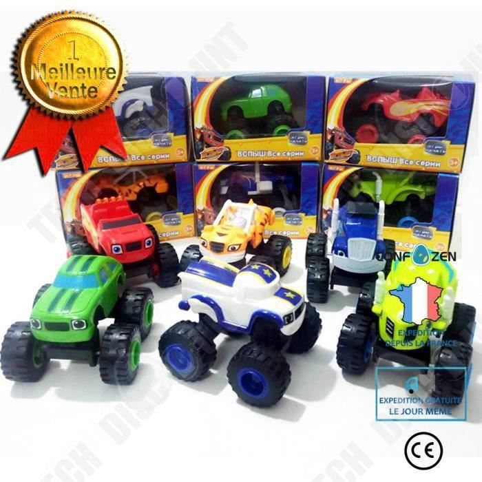  - Td® Lot De 6 Blaze Monster Machines Scooter Jouets