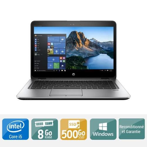 HP Ordinateur Portable HP Elitebook 840 G3 Core i5 8 Go Ram 500 Go Disque Dur SSD