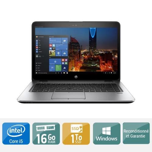 HP Ordinateur Portable HP Elitebook 840 G3 Core i5 8 Go Ram 1 To Disque Dur SSD
