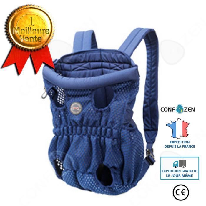 Confo® Sac À Dos Pour Animaux De Compagnie Sac De Poitrine À Bandoulière Sac De Chat En Maille Respirante Pour Chien Code M