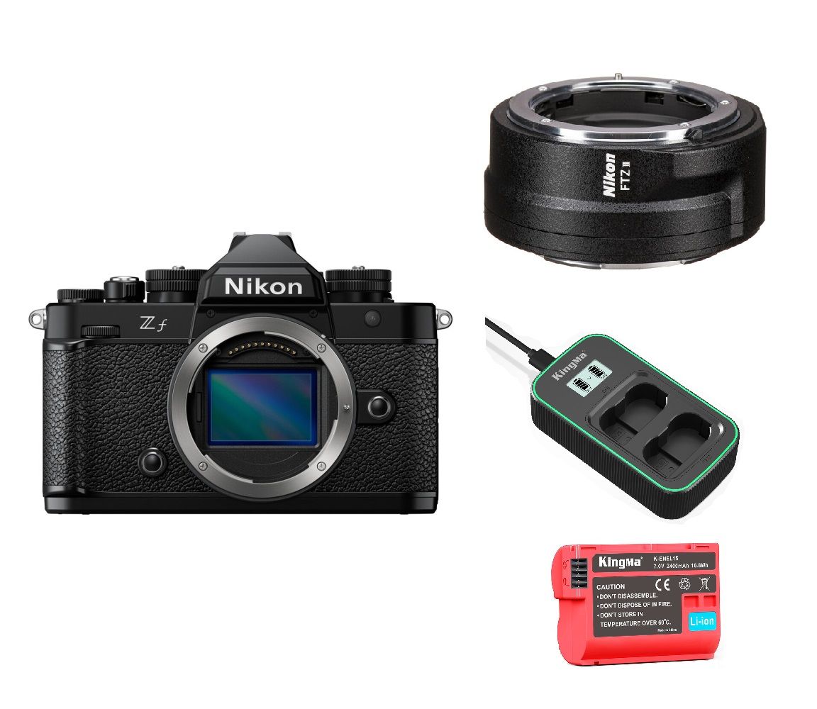 Nikon ZF + FTZ II + Kingma - vue 2