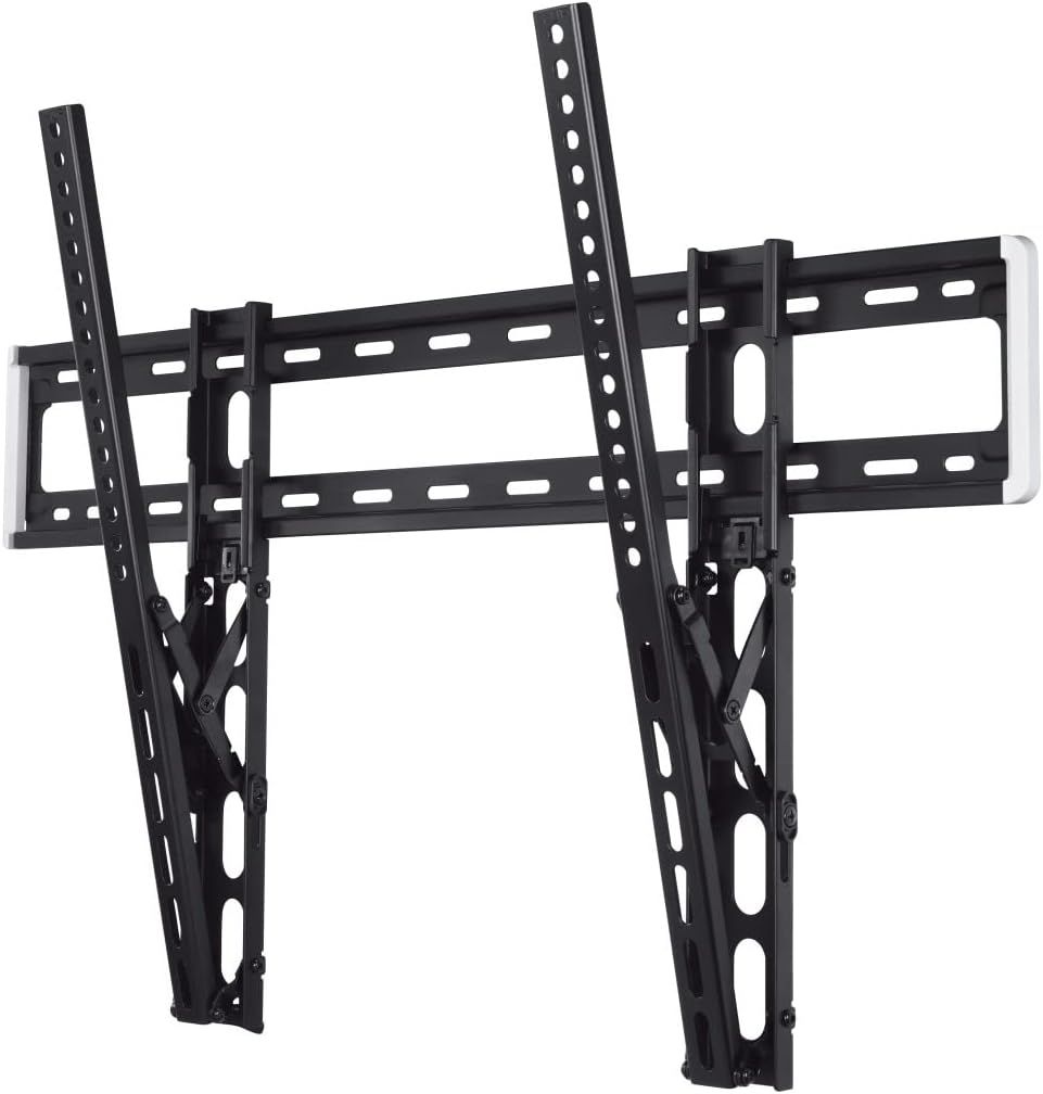 Support mural TV inc ble ultra plat pour TV écran plat entre 117 cm et 229 cm (46"" à 90""), jusqu'à 75 kg de charge supportée, VESA 800x600, Noir