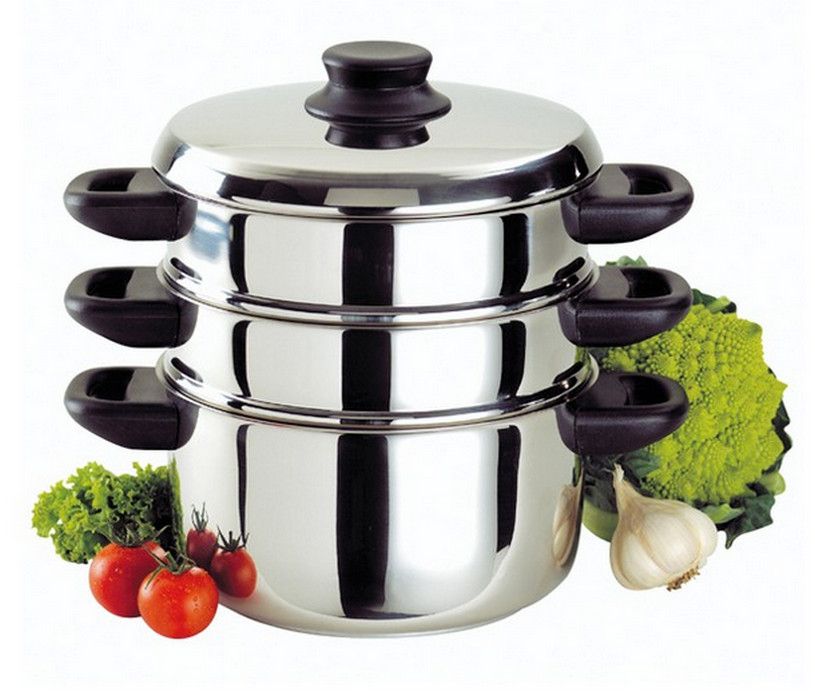 BAUMALU Combiné vapeur inox 20 cm 3 corps - vue 3