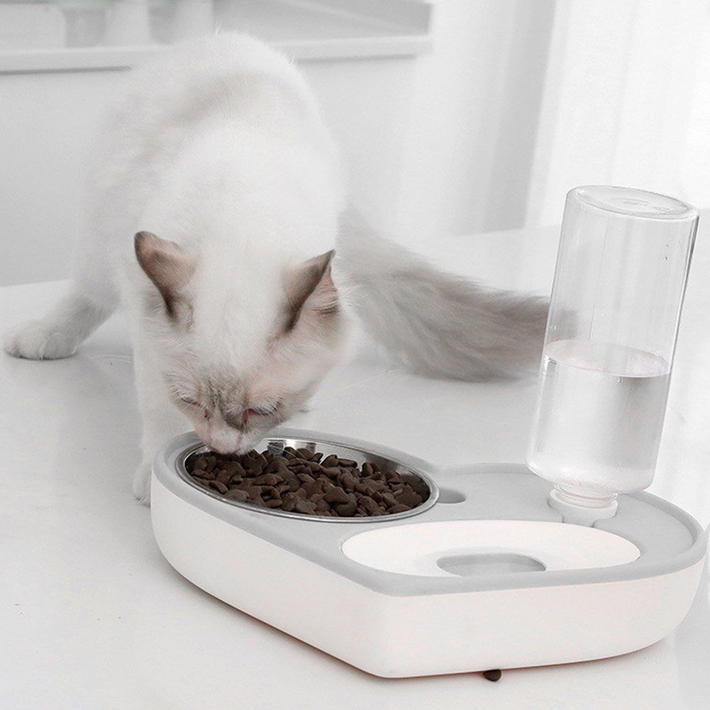 Distributeur Automatique D'aliments Et D'eau Pour Animaux Domestiques, Double Bol, Ornement Pour Chiens Et Chats