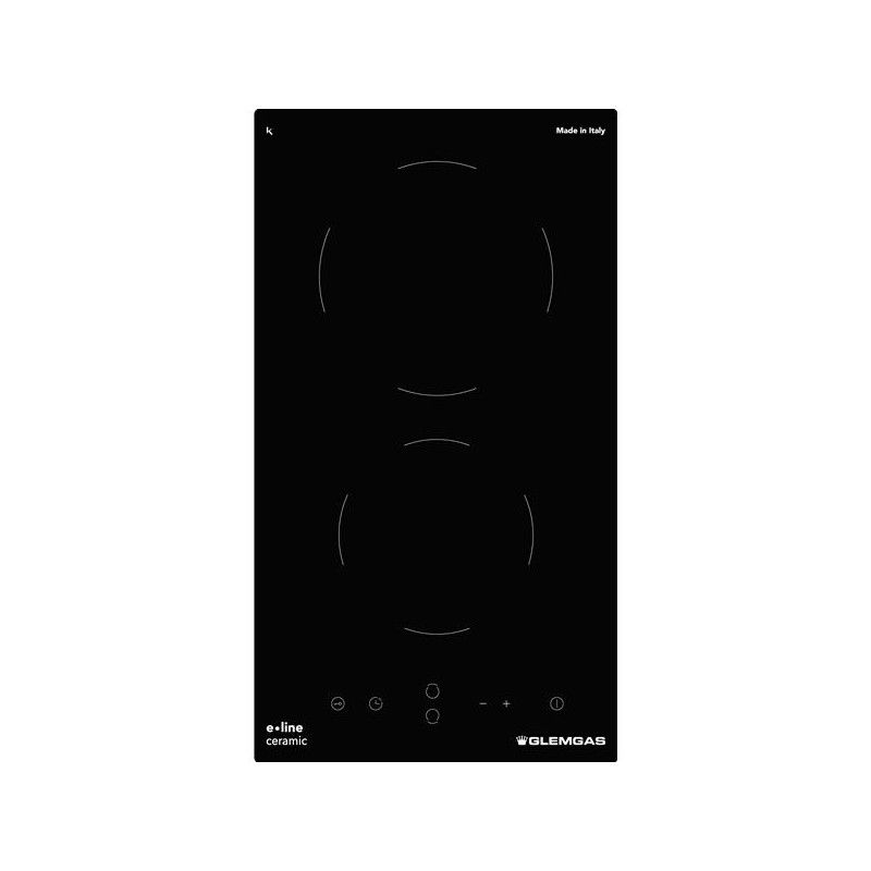 DOMINO VITROCÉRAMIQUE 30 CM 2 HI 9 PUISSANCES DE CHAUFFE 3 GLEM GTH32T