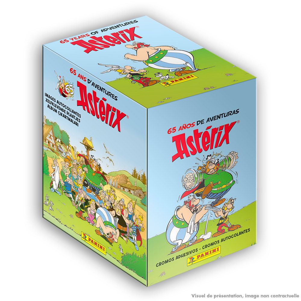 Boîte de 36 pochettes PANINI Astérix 65ème anniversaire 180 stickers - vue 2
