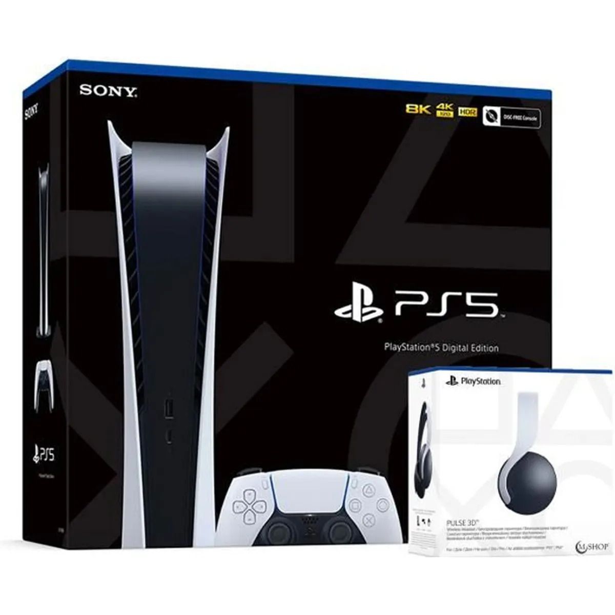 Pack Playstation 5 Digital Edition + Casque Ps5