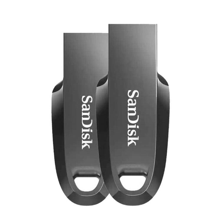 2 x Clé USB SanDisk Ultra Curve USB 3.2 Gen1 100MB/ SDCZ550 032G G46 Flash Drive paquet de deux