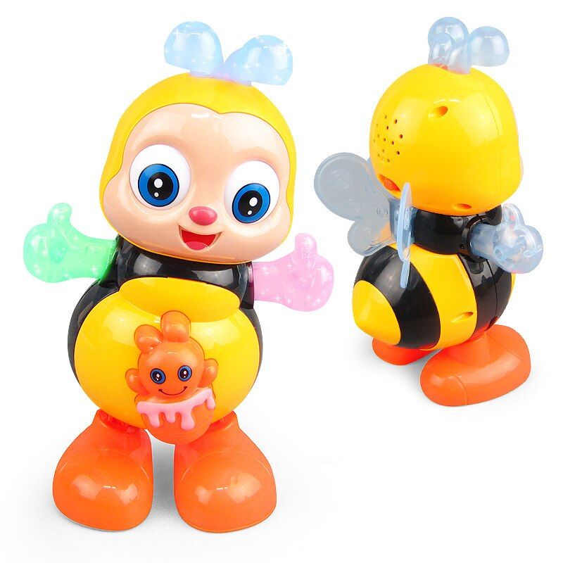 Jouet Figurines Abeille De Dessin Animé, Robot Musical Électrique, Jouet De Divertissement Pour Enfants, 1 Pièce