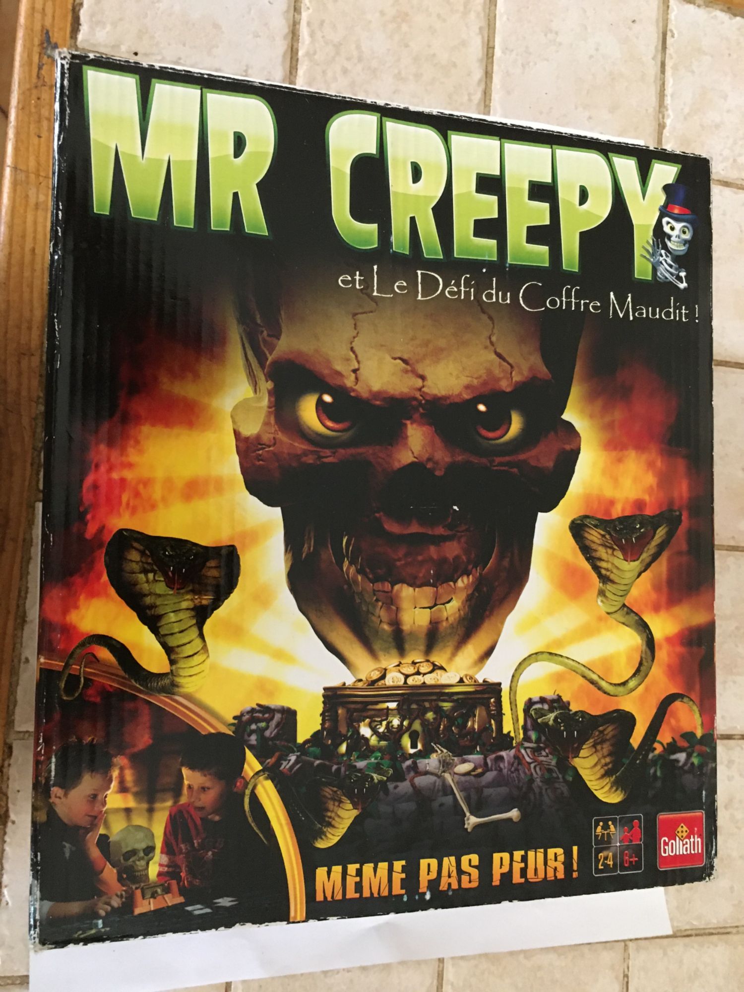 Jeu Mr Creepy Et Le Défi Du Coffre Maudit! Goliath