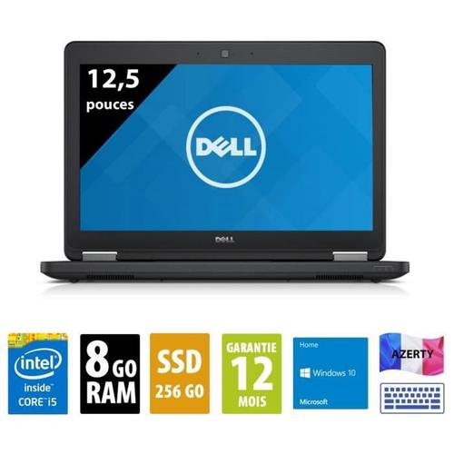 Dell Latitude E5250 - 12 Pouces - Core i5-5300U@2.30Ghz - 8Go Ram - 256Go SSD - Wxga ( 1366X768 ) - Windows 10 Home