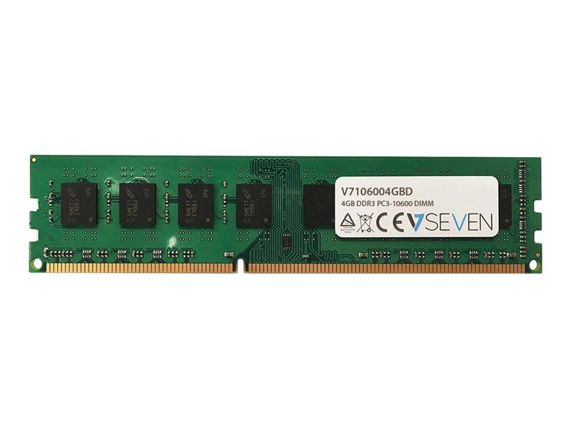 V7 4GB DDR3 PC3 10600 1333mhz DIMM Desktop Module de mémoire V7106004GBD Neuf