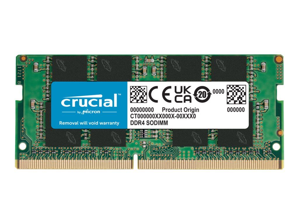 Crucial Mémoire RAM DDR4 8GB 3200 MT/ CL22 SODIMM - vue 2