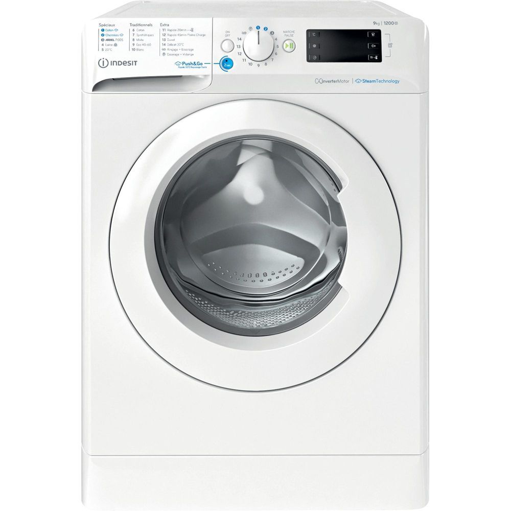 Lave linge hublot BWE91296XWVFR - vue 2
