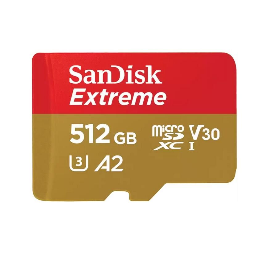 Carte Mémoire microSDXC SanDisk Extreme A2 R190W130Mo/ Classe 10 U3 V3