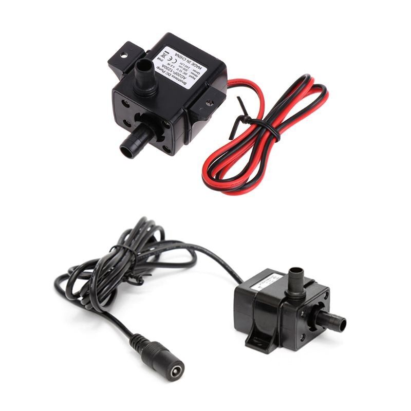 Micro Pompe Submersible Ultra Silencieuse Dc 12v, Ascenseur 7m 240l/H Débit, Étanche, Moteur Sans Balais, Mini Pompe À Eau Submersible