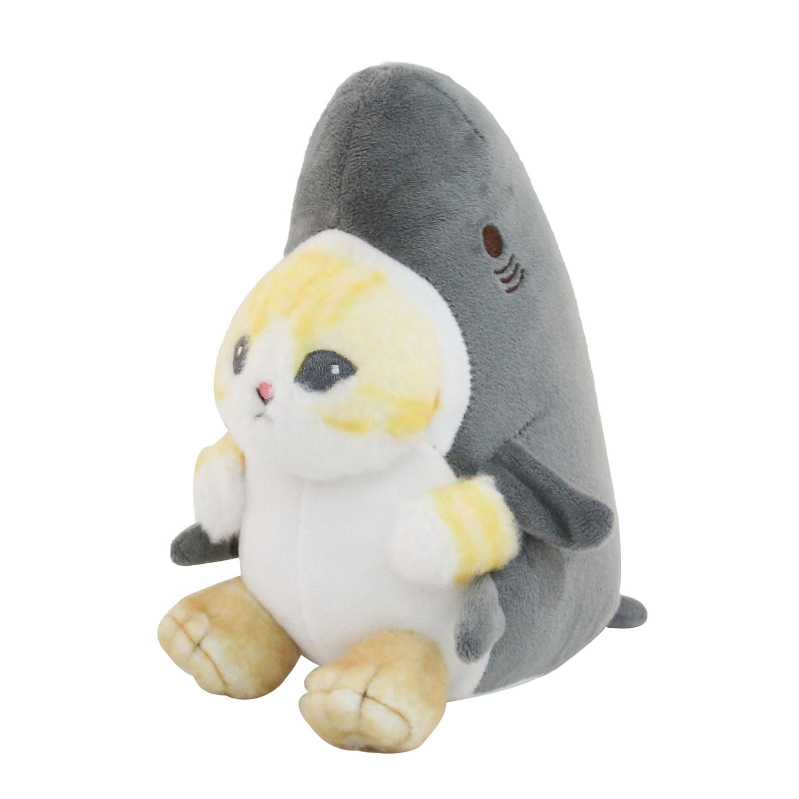 - Esquirla Vivid Stuffed Animal Doll Soft Sofa Plush Cat Shark Toy Gris