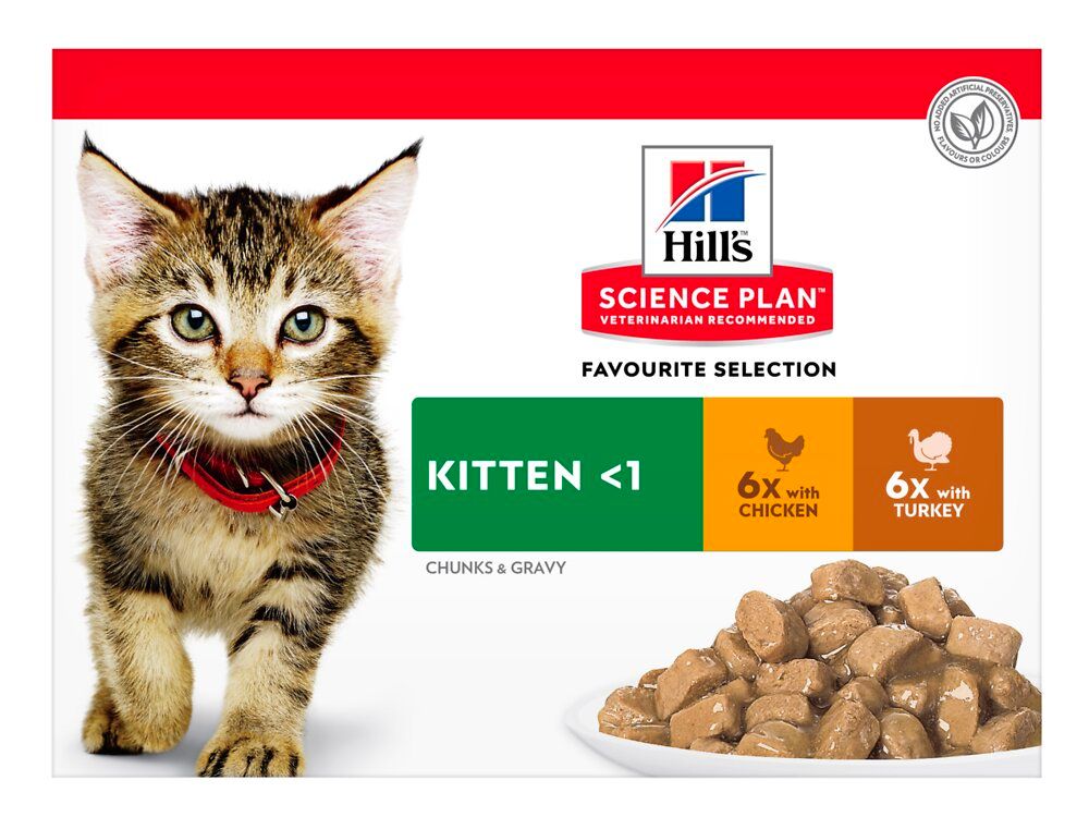 Aliment Chaton Kitten Poulet Dinde Multi Pack 12x85g