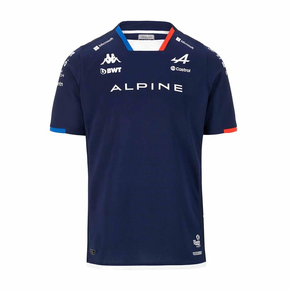 Maillot Kombat France Ocon Bwt Alpine F1 Team Bleu Homme