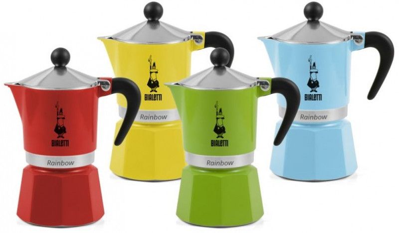 Bial Moka Rainbow 3 Cups Gn 3 Tasse