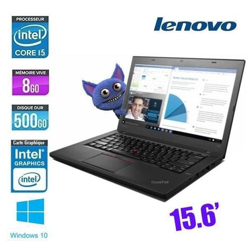 Lenovo Thinkpad T560 15" Core i5 2,4 Ghz Hdd 500 Go 8 Go Azerty Français