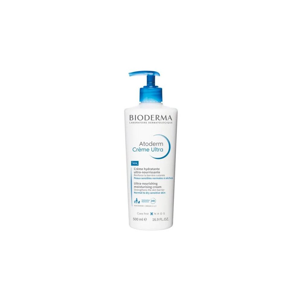 Crème Corps Hydratante Ultra nourrissante Atoderm Bioderma La Pompe De 500ml - vue 2