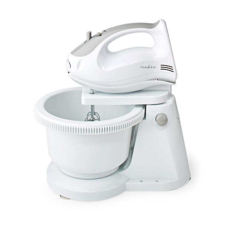 NEDIS Mixeur Batteur à main 5 Vitesses Fonction Turbo