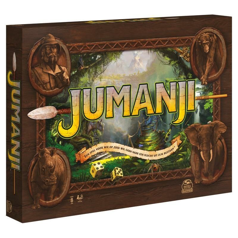 Spin Master Jeu De Société Jumanji La Dernière Édition Du Jeu D'aventure Classique Pour Les Enfants Et Les Familles À Partir De