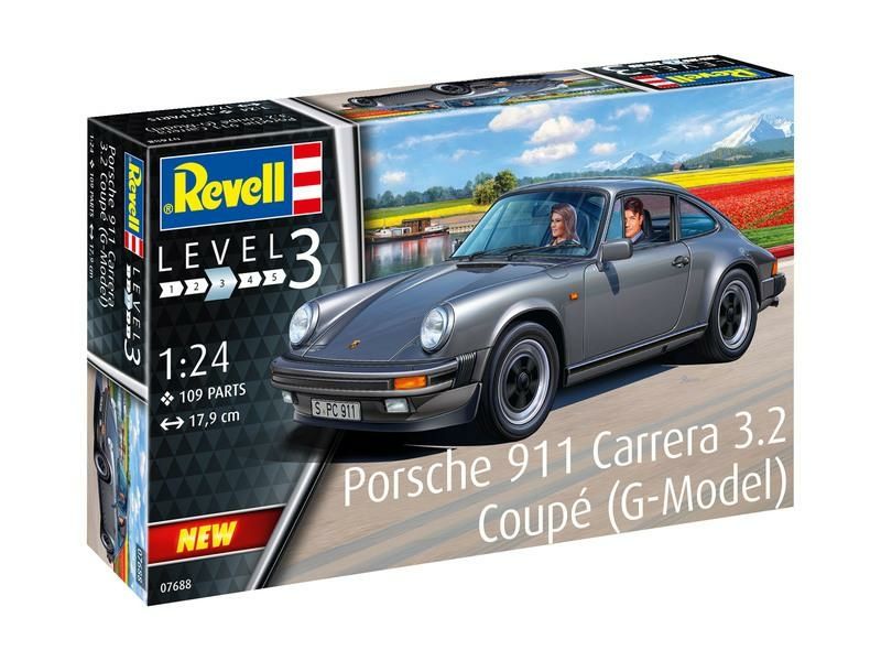 Maquettes Porsche 911 Carrera 3.2 Coupé G Model Revell - vue 2
