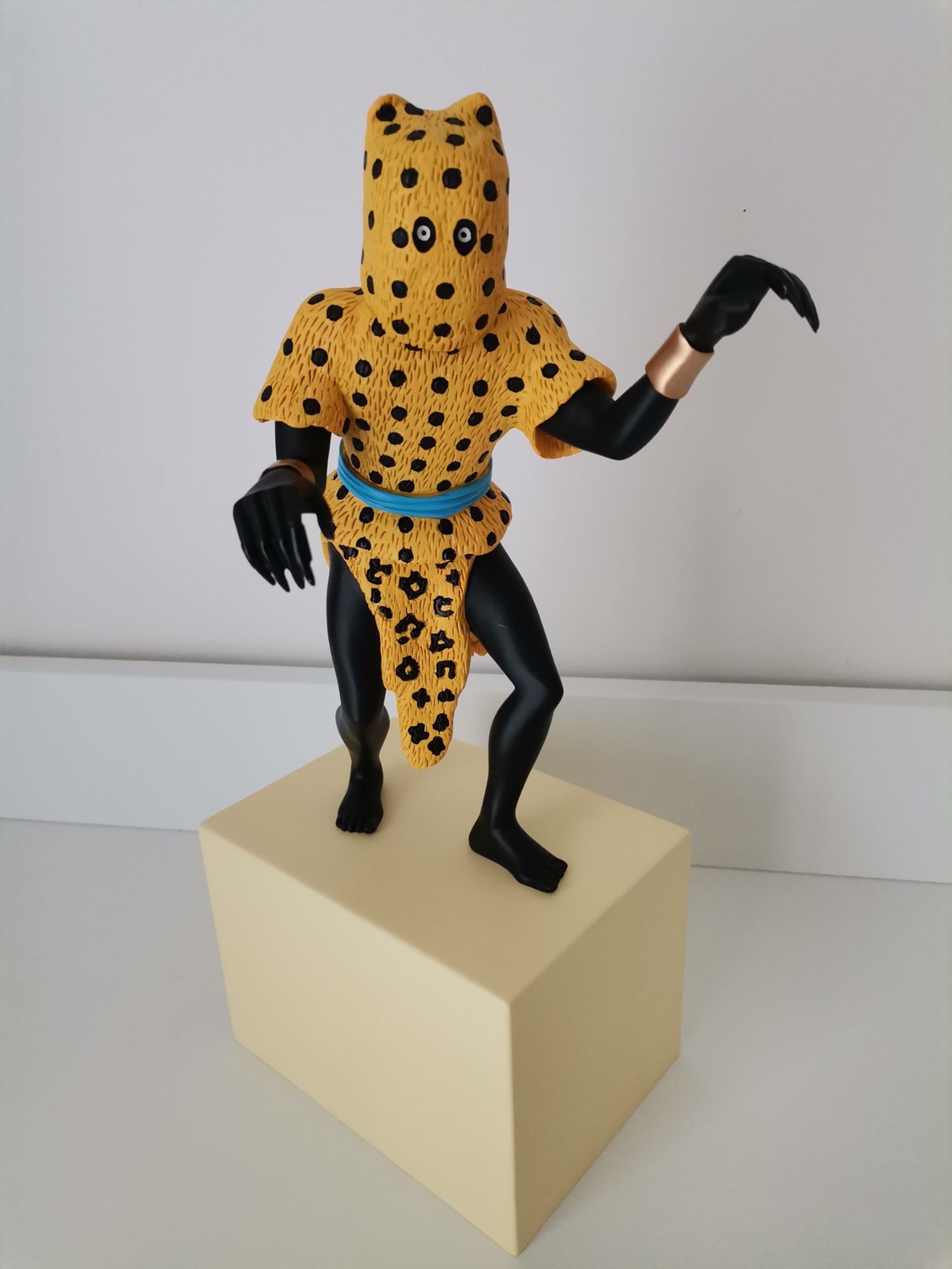 Statuette homme léopard d'occasion  