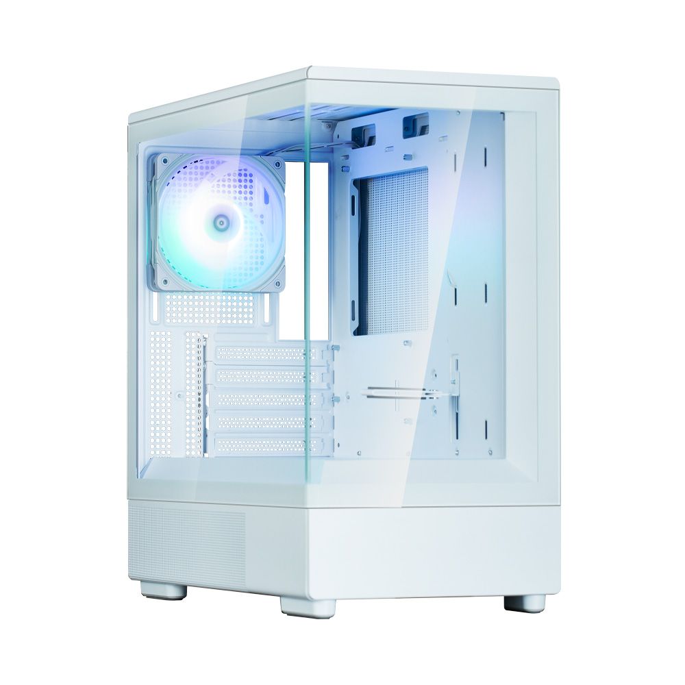 Boîtier PC Mini Tour sans alim ZALMAN P10 Micro ATXMini ITX 1x120mm A RGB USB C3.0HD Audio Verre trempé - vue 9