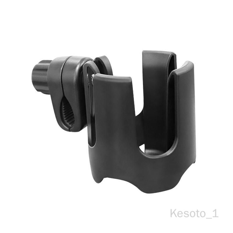  - Kesoto Poussette Porte-Gobelet Fixation Accessoires Abs Abs Organisateur Antidérapant Avec Clip Réglable Poussette Plateau Facile À Installer Noir