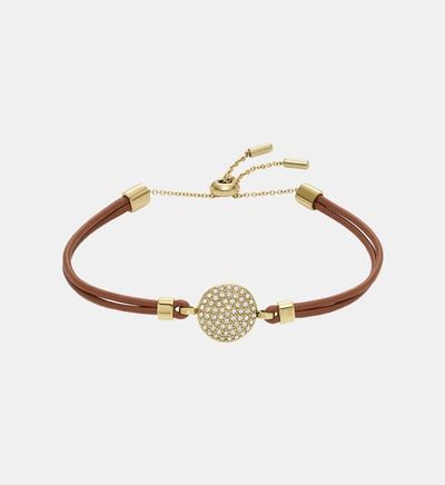 Bracelets Fossil Bracelet homme Heritage D Link cuir Unique - vue 6