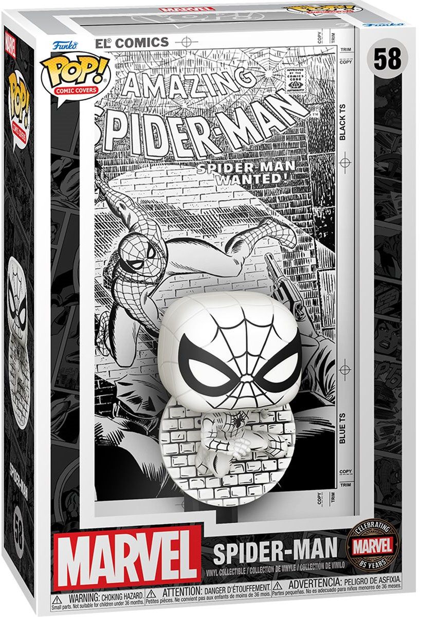 Figurine Funko Pop - Marvel Comics N°58 - Spider-Man - Comic Cover (80875)