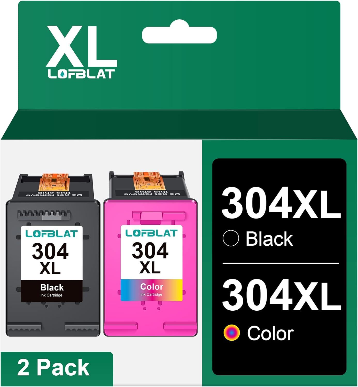 304 304xL Cartouches d'encre Remplacement pour HP 304 Noir et Couleur Cartouche pour HP 304 xL pour HP Deskjet 2620 3760 2625 2655 2630 3700 3720 3755 Envy 5010 5020 5030 5032