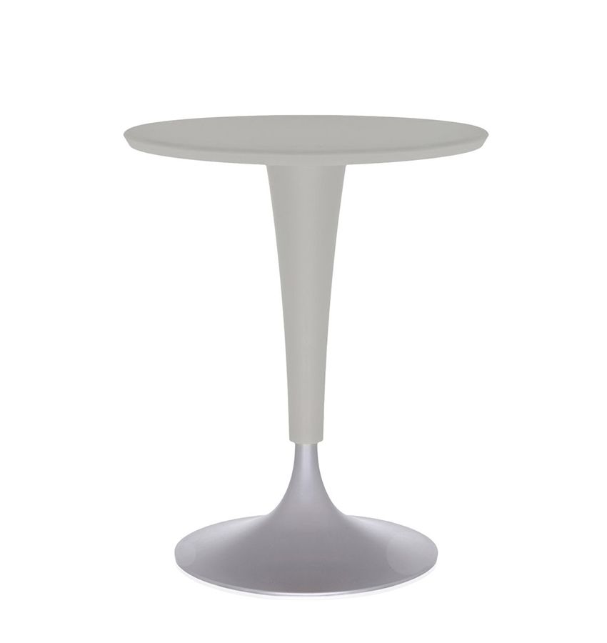 Kartell Table Dr. Na (Gris Chaud - Plateau: Smc Anti-Rayures Peint)