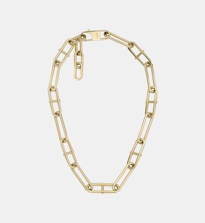 Fossil Collier Heritage Maille Doré