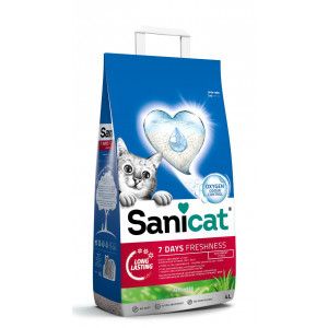 Litière Pour Chat Sanicat Aloe Vera 2 X 4 Litres