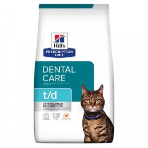 Comparer les prix de Croquettes hill's prescription diet feline t/d sac 1,5 kg