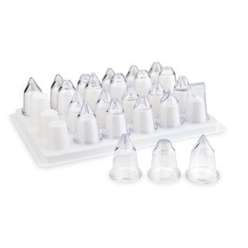 Set 24 douilles assorties acrylique - vue 2