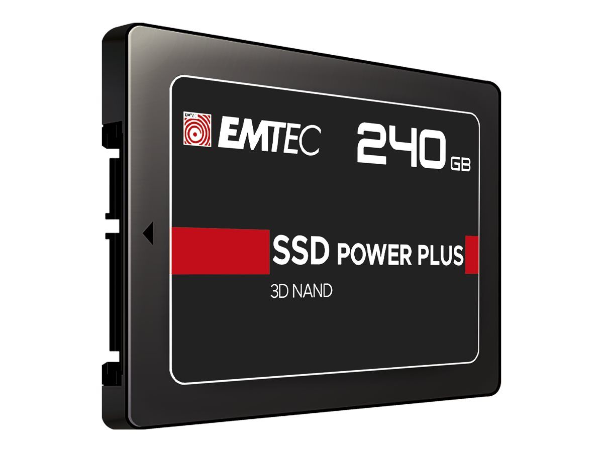 EMTEC X150 Power Plus 3D NAND - SSD - 240 Go - interne - 2.5 - SATA 6Gb/s