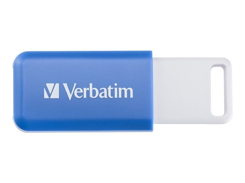 Verbatim DataBar - Clé USB - 64 Go - USB 2.0 - bleu