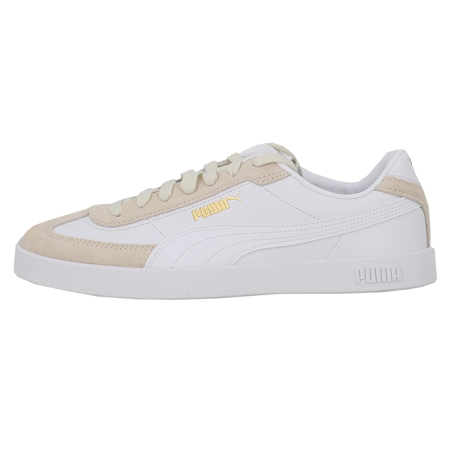 Chaussures Basses Cuir Ou Simili Puma Puma Club Ii Era Blanc - 43