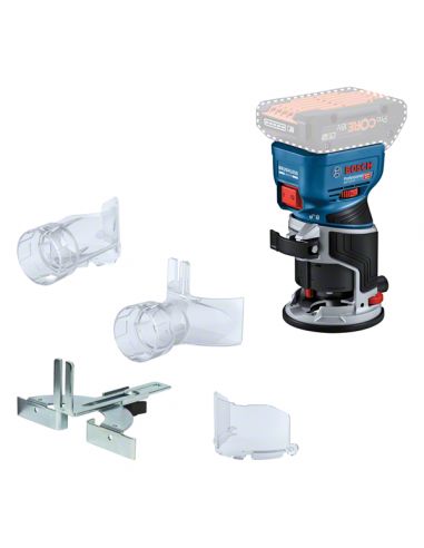 Défonceuse portative BOSCH PROFESSIONAL GKF 18V 8 18V Sans fil Ergonomique - vue 2